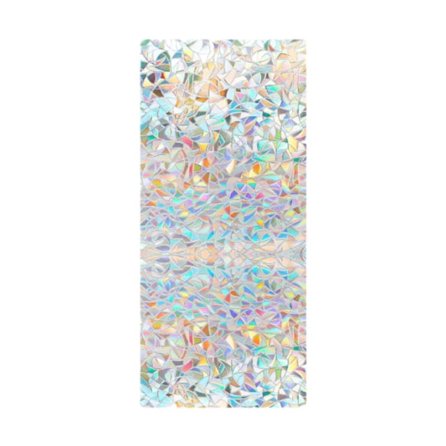 Película de privacidad para ventanas, pegatina para ventana con efecto arcoíris, película tintada, adherencia estática firme, calcomanía decorativa pa