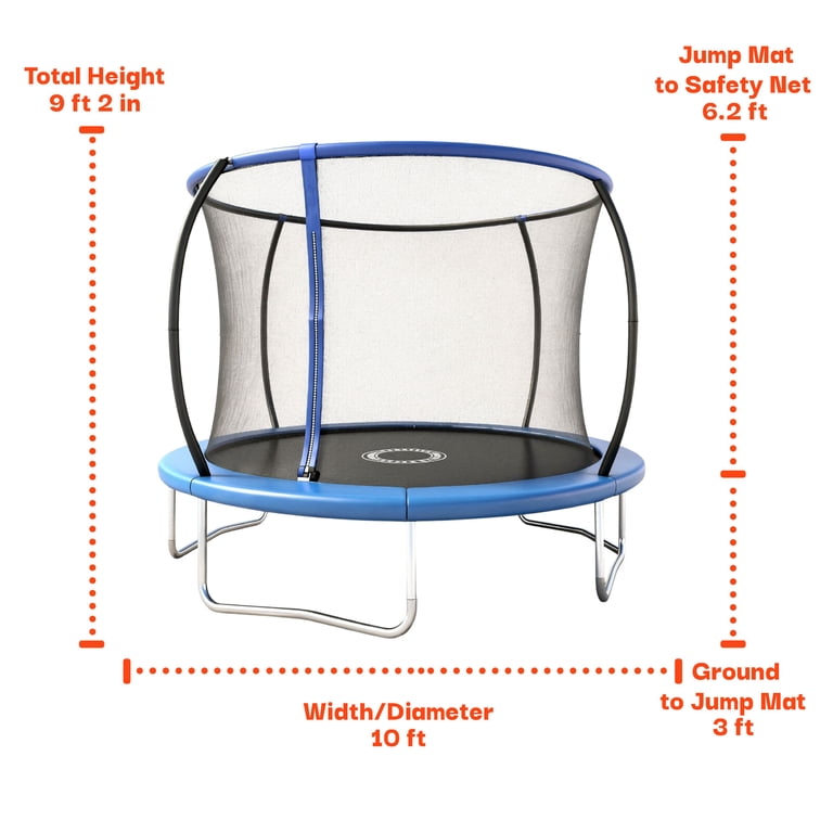 bonny サーフィン　タッパー Sportspower BouncePro 10ft Trampoline Meets ASTM Safety Standards