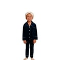 thumbnail image 5 of Matching Family Christmas Pajamas Velour Pjs Long Sleeve Button down Festival Party Sleepwear Warm Pajama Sets Holiday Pjs, 5 of 5
