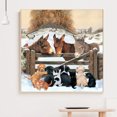 thumbnail image 4 of Cuadros Decorativos 5D Kit Rhinestone Imágenes DIY Snowland Burro Taladro redondo completo Pintura d Tmvgtek embutido en tela, 4 of 9
