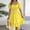 Yellow, variant on Blmnix Work Dresses Women's Dresses Fit & Flare Elegant Dresses Dress Purple Midi Dresses Short Sleeve Square Neckline Summer Dresses for Women 2026,XL