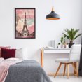 thumbnail image 3 of Stupell Industries Cottage Parisian Tower Pink & Blue Black Floating Frame Canvas Art, 17 x 25, by Creative Studio, 3 of 8