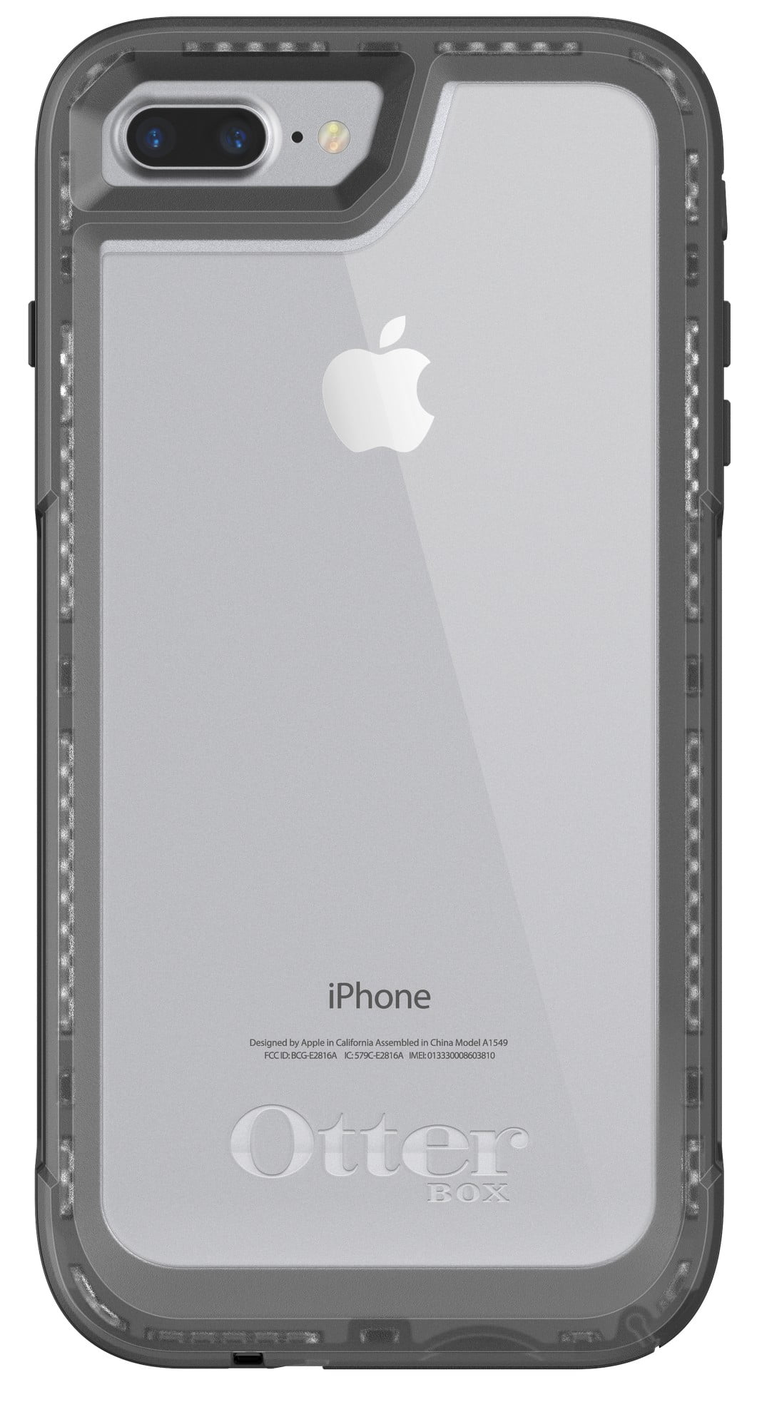 Otterbox iPhone 8/7 Black/Clear Pursuit Series case 7758239