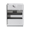 thumbnail image 2 of Fresca Livello 24" Gray Oak Modern Bathroom Cabinet, 2 of 7