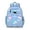 Sky-blue-6, variant on Flying Unicorn Rainbow Students Backpack Cute Cartoon Pattern with Watercolor Galaxy Stars and Magical Animal Design