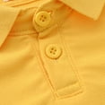 thumbnail image 5 of LIhncine 3 Pack Boys' Long-Sleeve School Uniform Pique Polo Shirt Winter Soft Casual Polo Shirt 1-12Y, 5 of 8