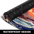 thumbnail image 6 of Large Mouse Pad, Desk Pad, XXL XL Extended Gaming Mouse Pad, Desk Mat for Office & Home, Long Keyboard Mat, Huge Mouse Pad, Desktop Full Cover 35.4 x 15.7 Inches, Anime Japan Kanagawa Wave, 6 of 6