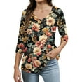thumbnail image 2 of Womens Tunic Tops Xxl Camel, 2 of 4