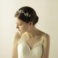 thumbnail image 2 of Handmade Vintage Shell Flower Crystal Wedding Bridal Hair Vines Headband, 2 of 8