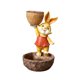 thumbnail image 4 of Divertida estatua de conejo, , decoraciones, manualidades, escultura, bonsái, , estatuilla, escultura de Animal para decoración de patio, Naranja Sunnimix Macetas de bonsái, 4 of 8