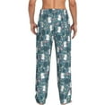 thumbnail image 3 of Xecao Forest Rabbit Men's Straight Lounge Pajama Pants: The Ultimate in Comfortable Sleepwear, 3 of 9