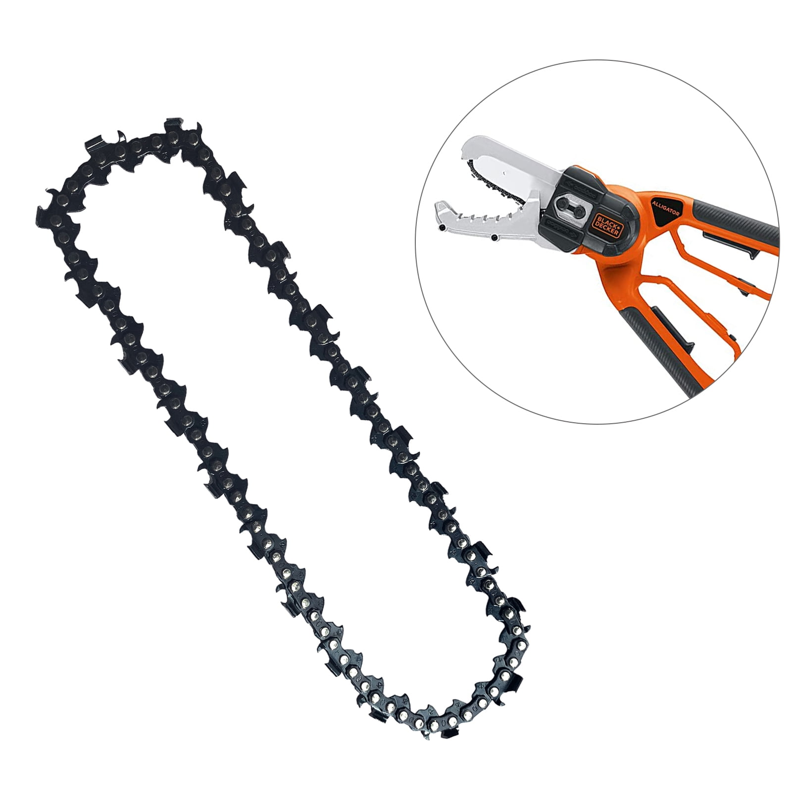 6 Inch Chainsaw Chain Replacement Chain for BLACK+DECKER Alligator