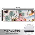thumbnail image 5 of Kitchen Rugs Sets Of 2,Dachshunds Tropical Beach Anti Fatigue Kitchen Mat Rugs Non Slip Washable,Decorative Kitchen Floor Mats for Kitchen,Sink,Laundry,17"x47"+17"x47", 5 of 5