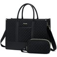 thumbnail image 1 of Funda para portátil LOVEVOOK impermeable de 17 pulgadas para mujer, color negro, 1 of 9