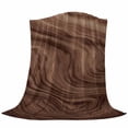 thumbnail image 6 of Retro Wood Grain Blanket Soft Cozy Warm Throw Blanket for Couch, Plush Fuzzy Flannel Fleece Blankets for Sofa, Rustic Farmhouse Wooden Board Brown Bed Blankets Lightweight Gifts for Women, 50"x80", 6 of 9