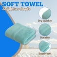 thumbnail image 3 of AUQ Wash Gags for Body,Compact Absorbent Cotton Loop Wash Cloths for Your Face,Reinforced Edge Stitching Hand Towels,Green,29.53*13.78*0.39in, 3 of 7