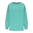 thumbnail image 5 of Xunlbb Sweatshirt for Women,Women's Fall Fashion Casual Long Sleeve Crewneck Sweatshirt Loose Fit Pullover Tops Fashion,S-2XL, 5 of 7