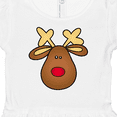 thumbnail image 4 of Inktastic Rudolph The Red Nose Reindeer Girls Baby Dress, 4 of 5