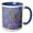 Blue/White, variant on 3drose, Canada, Vancouver Island. Lupine, 11oz Two-tone Green Mug