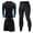 A-Blue347, variant on JAJAHO Mens Workout 3 Piece Outfits Tummy Control Long Sleeve Shirt And Pants Athletic Running Suit With Pockets For Basketball Training Soft Outfit