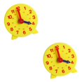 thumbnail image 4 of Bewildely Juguete de reloj de aprendizaje para niños, accesorio de demostración Simple exquisito, accesorio de enseñanza de tiempo de Tipo 1 2Conjunto, 4 of 6