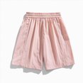 thumbnail image 4 of KPOPLK Women's 5"/ 7" Athletic Running Shorts Drawstring Quick Dry Lightweight Workout Gym Shorts with Pockets UPF 50+ Size M,Pink, 4 of 6