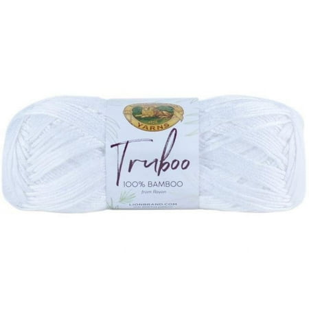 UPC: 0023032030685 | Lion Brand Truboo Yarn – White 241 yards
