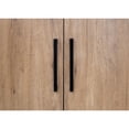 thumbnail image 2 of Modern Wood  Laminate Bookcase With Doors Fully Assembled Light Brown, 2 of 9