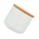 thumbnail image 4 of Lata de cerámica para té, recipiente hermético para té, tarro hermético para granos de cocina con tapa de bambú, 4 of 7