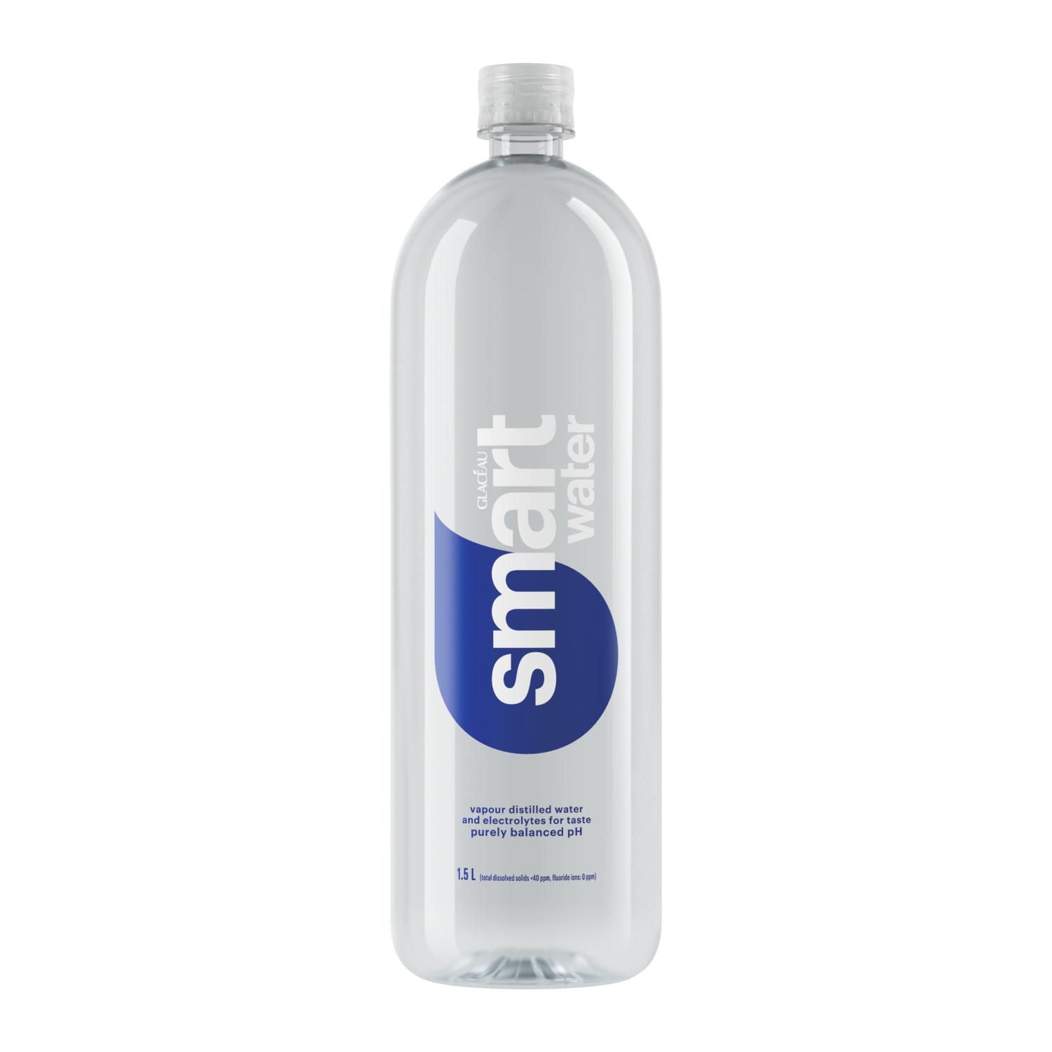 Glaceau Smartwater Bottle, 1.5 Liter, 1.5 L