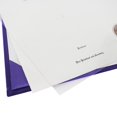 thumbnail image 3 of GraduationMall Imprinted Diploma Cover for Certificate 8.5"x 11" Purple, 3 of 5