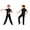 Black, variant on Boys Jazz Dance Salsa Tango Jumpsuit Dance Overall Ballroom Romper Stage Performance White 12