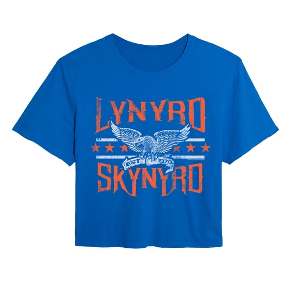 Lynyrd Skynyrd - Americana - Juniors Cropped Graphic T-Shirt