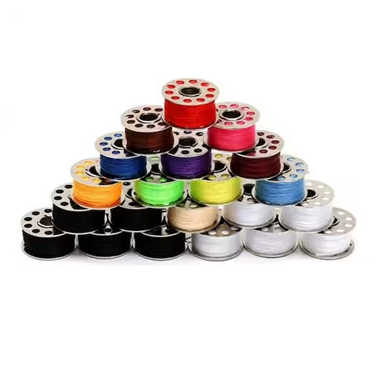 72pcs Sewing Threads Kits, Polyester Sewing Threads 36 Colors, 400 Yards Each Polyester Thread Spools with Prewound Bobbins for Hand & Machine Sewing