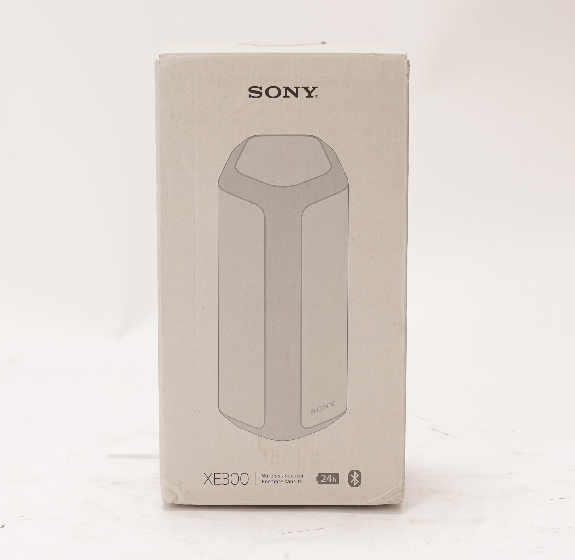 Pre-Owned Sony SRS-XE300 Wireless Portable BLUETOOTH Speaker, IP67 Water-resistant, Dustproof and Shockproof, Light Gray