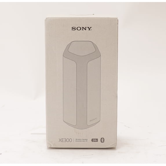 Pre-Owned Sony SRS-XE300 Wireless Portable BLUETOOTH Speaker, IP67 Water-resistant, Dustproof and Shockproof, Light Gray