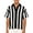 Black, variant on Men's Striped Crochet Short Sleeve Shirts 2026 Early Spring Stylish Color Block Button down Shirts Soft Loose Comfy Hollow out Collared Knit Tops Red M