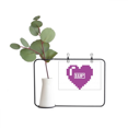 thumbnail image 1 of Cadre Photo en Métal Direction Heartly Digits Vase Décoratif Cerac, 1 of 3