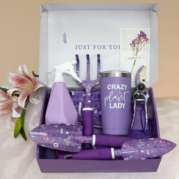 Gardening Gifts for Women -  Garden Tool Set with Tote Bag, Heavy Duty Aluminum Hand Tools for Gardening and Pruning