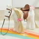 thumbnail image 5 of Peluche HollyHome Pretty con forma de caballo de peluche, 28 cm, blanco, 5 of 9