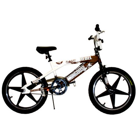 black and white mongoose bike