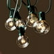 thumbnail image 1 of Guirnalda de luces para exterior, 7,6 m, G40, 25 bombillas + 1 de repuesto, guirnalda eléctrica para exterior IP44, resistente al agua, guirnalda de bombillas para jardín, terraza, dormitorio,, 1 of 3