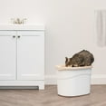 thumbnail image 2 of IRIS USA, Top Entry Cat Litter Box, White/Beige, 2 of 8