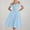 Light Blue, variant on Women's Casual Midi Dress Off Shoulder A-Line Swing Party Dress Sleeveless Flowy Summer Evening Gown