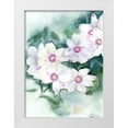 thumbnail image 1 of Shefranov, Olga 19x24 White Modern Wood Framed Museum Art Print Titled - Purple Flowers, 1 of 4