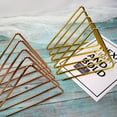 thumbnail image 2 of BRIGHTFUFU Estantería de escritorio Simple, estante Triangular para libros de arte del hierro, decoración del hogar para revista periódico, 1 ud., 2 of 7