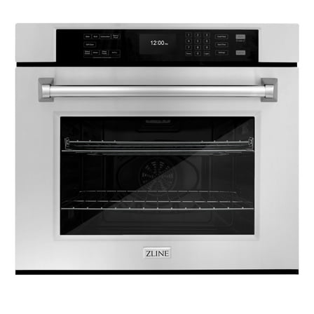 ZLINE 30 in. Professional Convection Single Wall Oven with Air Fry and Self Clean in Stainless Steel (WAS-30)