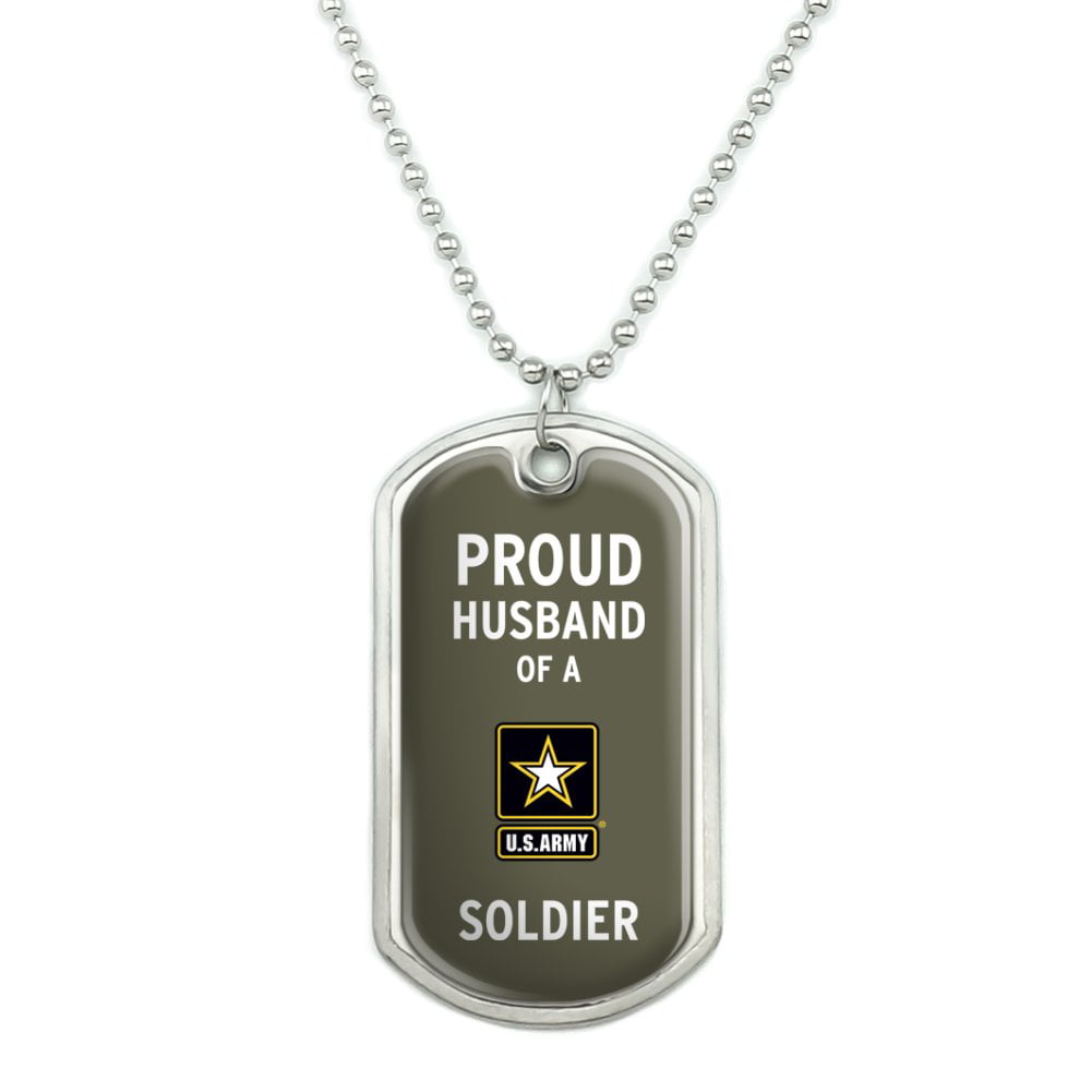 Luxury Dog Tag Necklace Unique Gifts Store Army Rangers Dad v3