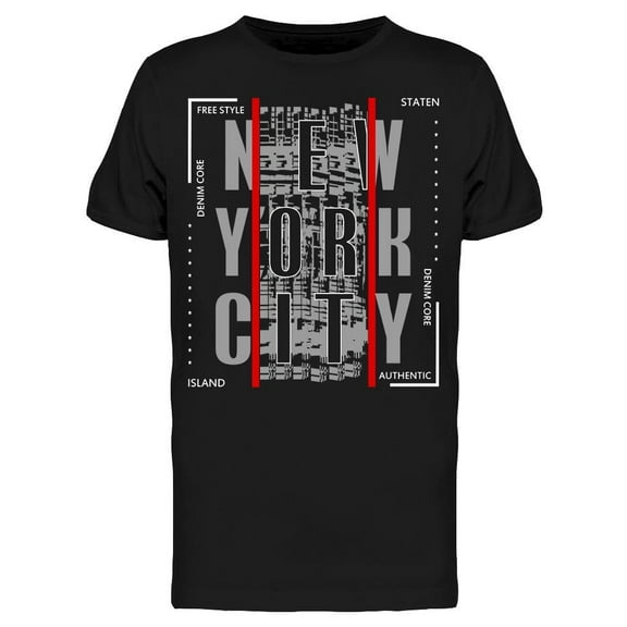 N.Y.C. Urban Design  T-Shirt Men -Image by Shutterstock, Male Small