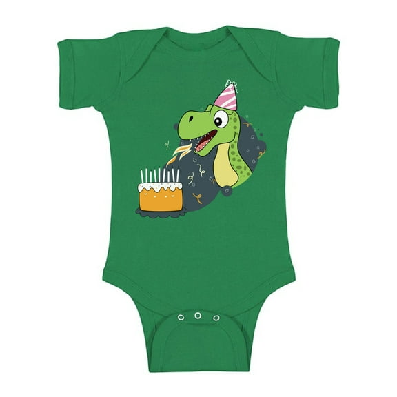 Awkward Styles Dinosaur Birthday Bodysuit Short Sleeve for Newborn Baby Cute Gifts for 1 Year Old Dinosaur Party Funny Birthday One Piece Top for Baby Boy Funny Birthday One Piece Top for Baby Girl